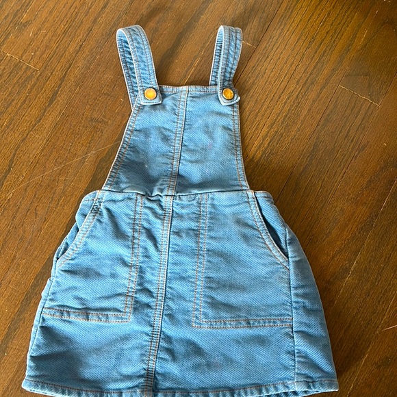 Zara blue corduroy dress - Picture 1 of 2